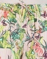 Shop Women's Pink All Over Floral Printed Cotton Capris