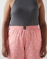 Shop Women's Pink All Over Printed Plus Size Pyjamas