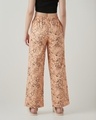 Shop Women's Peach All Over Printed Wide Leg Pyjamas-Design