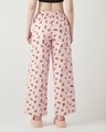 Shop Women's Pink All Over Printed Wide Leg Pyjamas-Design