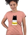 Shop Women's Pink Anti Depressant Graphic Printed T-shirt-Front