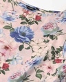 Shop Women's Pink & Blue Floral Print Maxi Dress