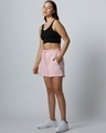 Shop Women's Pink Boxer Shorts-Full