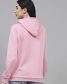 Shop Women's Pink Butterfly Printed Hooded Sweatshirt-Design