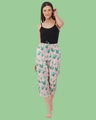 Shop Women's Pink Cactus All Over Printed Capris