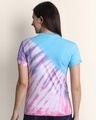 Shop Women's Pink Candy Cotton Tie & Dye Boyfriend Fit T-Shirt-Design