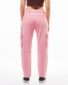 Shop Women's Pink Cargo Pants-Design