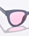 Shop Women's Pink Cateye Polarised Lens Sunglasses