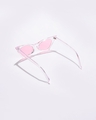 Shop Women's Pink Cateye Sunglasses-Full