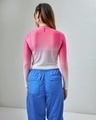 Shop Women's Pink Ombre Slim Fit Short Top-Design