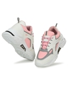 Shop Women's Pink Color Block Sports Shoes-Full