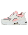 Shop Women's Pink Color Block Sports Shoes