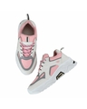 Shop Women's Pink Color Block Sports Shoes