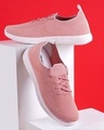 Shop Women's Pink Color Blocked Casual Shoes-Front