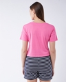 Shop Women's Pink Cotton T-shirt-Design