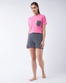 Shop Women's Pink Cotton T-shirt