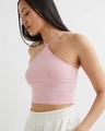 Shop Women's Pink Crop Top-Design
