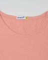 Shop Women's Pink Cute Peeking Cat Graphic Printed 3/4th Sleeve T-shirt