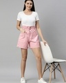 Shop Women's Pink Denim Shorts