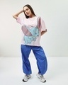 Shop Women's Pink Dumbo Graphic Printed Oversized T-shirt
