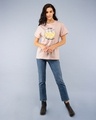 Shop Women's Pink Easy Peasy Lemon Squeezy Graphic Printed Boyfriend T-shirt-Design