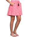 Shop Women's Pink Ekart Printed Loose Comfort Fit Skorts-Design