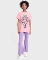 Shop Women's Pink Fight For Remote Graphic Printed Boyfriend T-shirt-Design