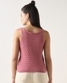 Shop Women's Pink Flat Knit Short Top-Design