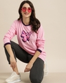 Shop Women's Pink Floral Oversized T-Shirt