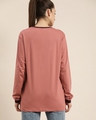 Shop Women's Pink Floral Print Oversized T-shirt-Design