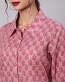 Shop Women's Pink Floral Printed Shirt