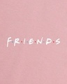 Shop Women's Pink Friends logo Graphic Printed Short Top