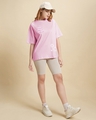 Shop Women's Pink Garfield's Icecream Graphic Printed Oversized T-shirt