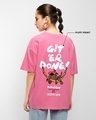 Shop Women's Pink Get it Done Graphic Printed Oversized T-shirt