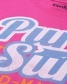 Shop Women's Pink Graphic Oversized T-Shirt