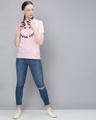 Shop Women's Pink Graphic Print T-shirt