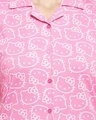 Shop Women's Pink Hello Kitty Print Top & Pyjama Set1-Full