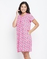 Shop Women's Pink Hello Kitty Printed Dress-Full
