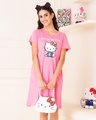 Shop Women's Pink Hello Kitty Printed Dress