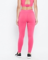 Shop Women's Pink High Rise Spandex Tights-Design