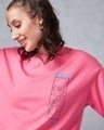 Shop Women's Pink Hinata Graphic Printed Oversized T-shirt