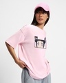 Shop Women's Pink Hinata Hyuga Graphic Printed Oversized T-shirt-Design