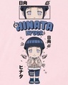 Shop Women's Pink Hinata Hyuga Graphic Printed Oversized T-shirt