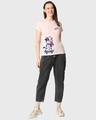 Shop Women's Pink I Like To Moove It Graphic Printed T-shirt-Design