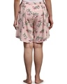 Shop Women's Pink Ivory Printed Loose Comfort Fit Skorts-Full