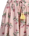 Shop Women's Pink Ivory Printed Loose Comfort Fit Skorts