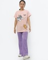Shop Women's Pink Jerry Chase Graphic Printed Boyfriend T-shirt-Design