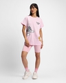 Shop Women's Pink Jerry Chase Graphic Printed Boyfriend T-shirt-Full