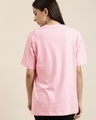 Shop Women's Pink Karma Is a Boomerang Typography Oversized T-shirt-Design