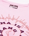 Shop Women's Pink Karma Is a Boomerang Typography Oversized T-shirt